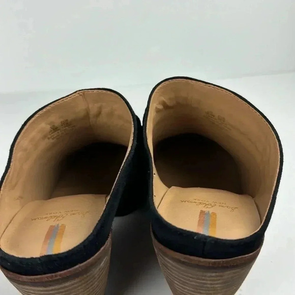 Sam Edelman Alison Desert Olive Pointed Toe Stacked Heel Leather Mules SZ 10 - Picture 9 of 9